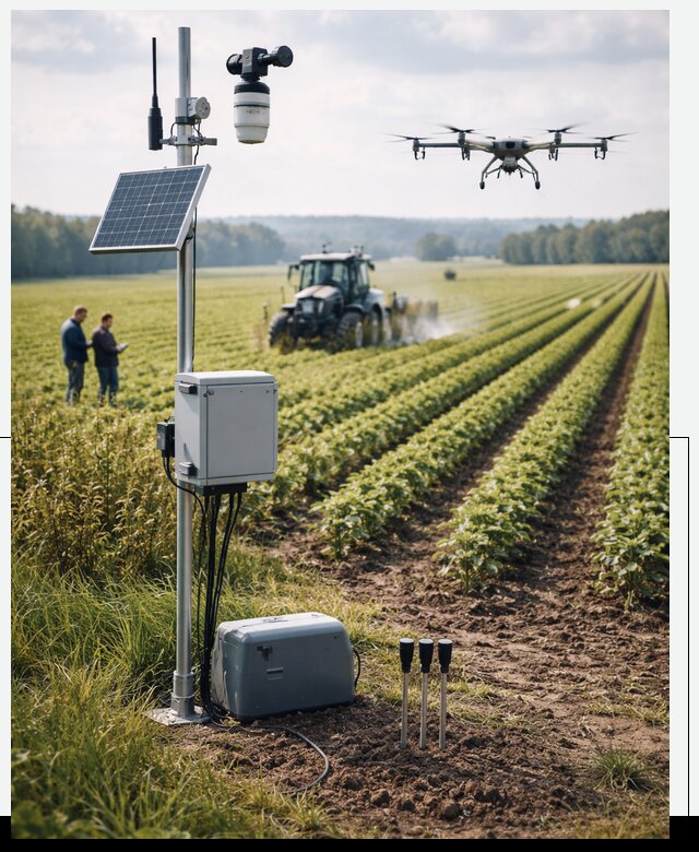 Разработка IoT мониторинга полей в Алексеевке от 8605 р. | АвикейЛкв