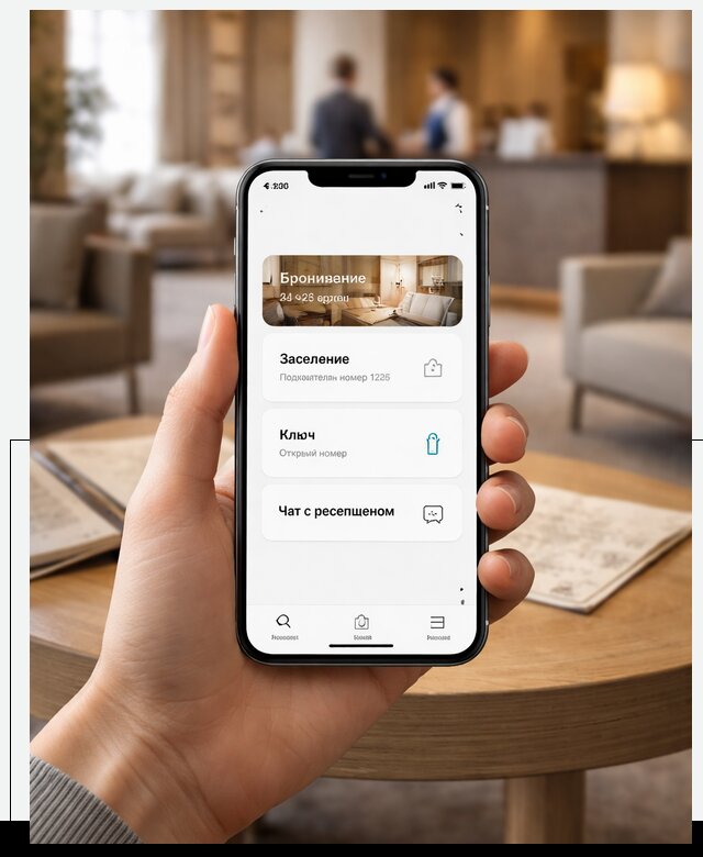 Мобильное приложение для гостей отеля в Алексеевке, управление сервисом